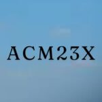 ﻿ACM23X